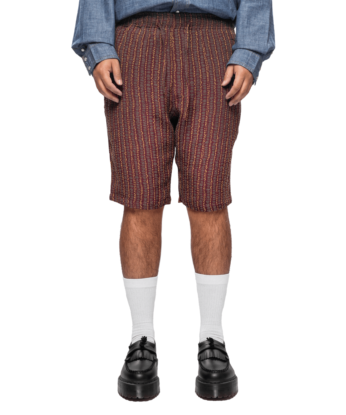 String Cowboy Shorts Bordeaux - LIKELIHOOD