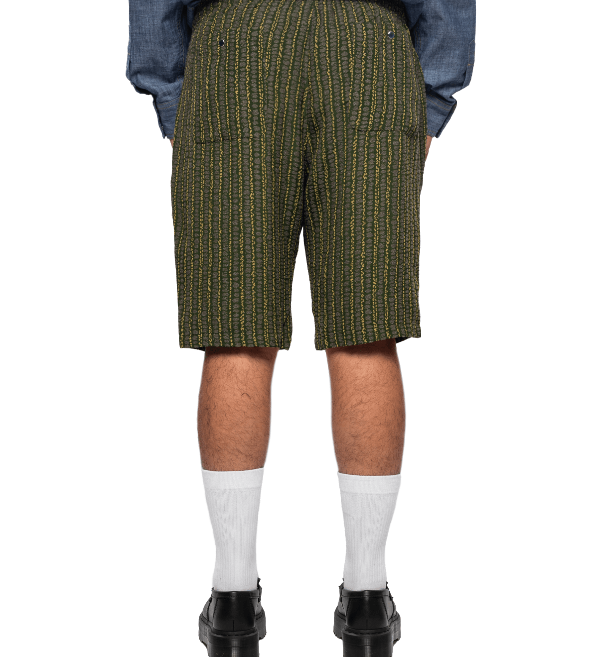 String Cowboy Shorts Green - LIKELIHOOD