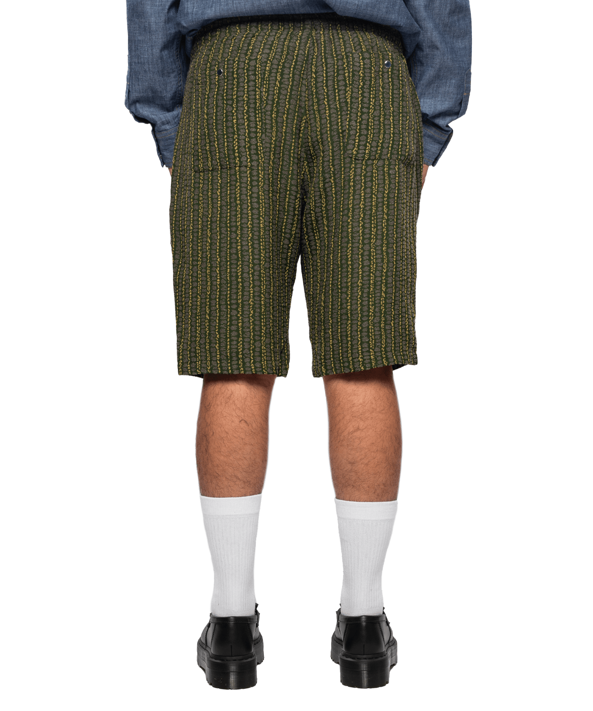 String Cowboy Shorts Green - LIKELIHOOD