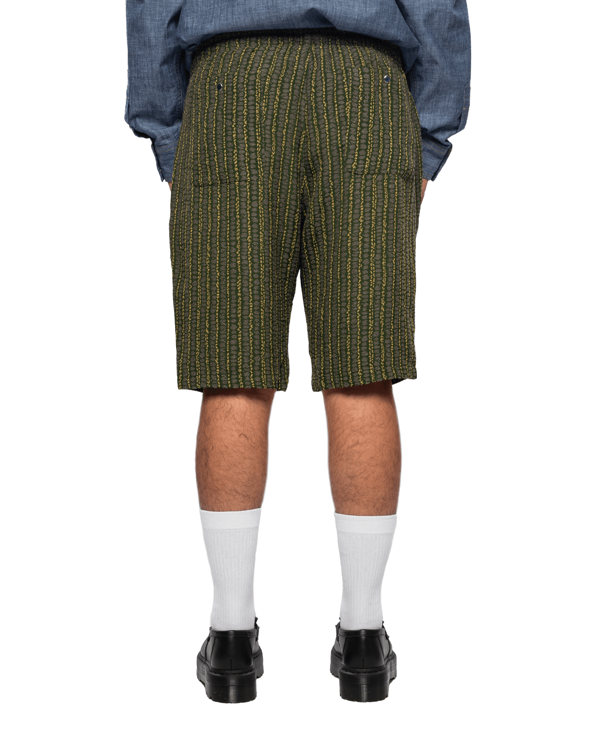 String Cowboy Shorts Green - LIKELIHOOD