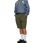 String Cowboy Shorts Green - LIKELIHOOD