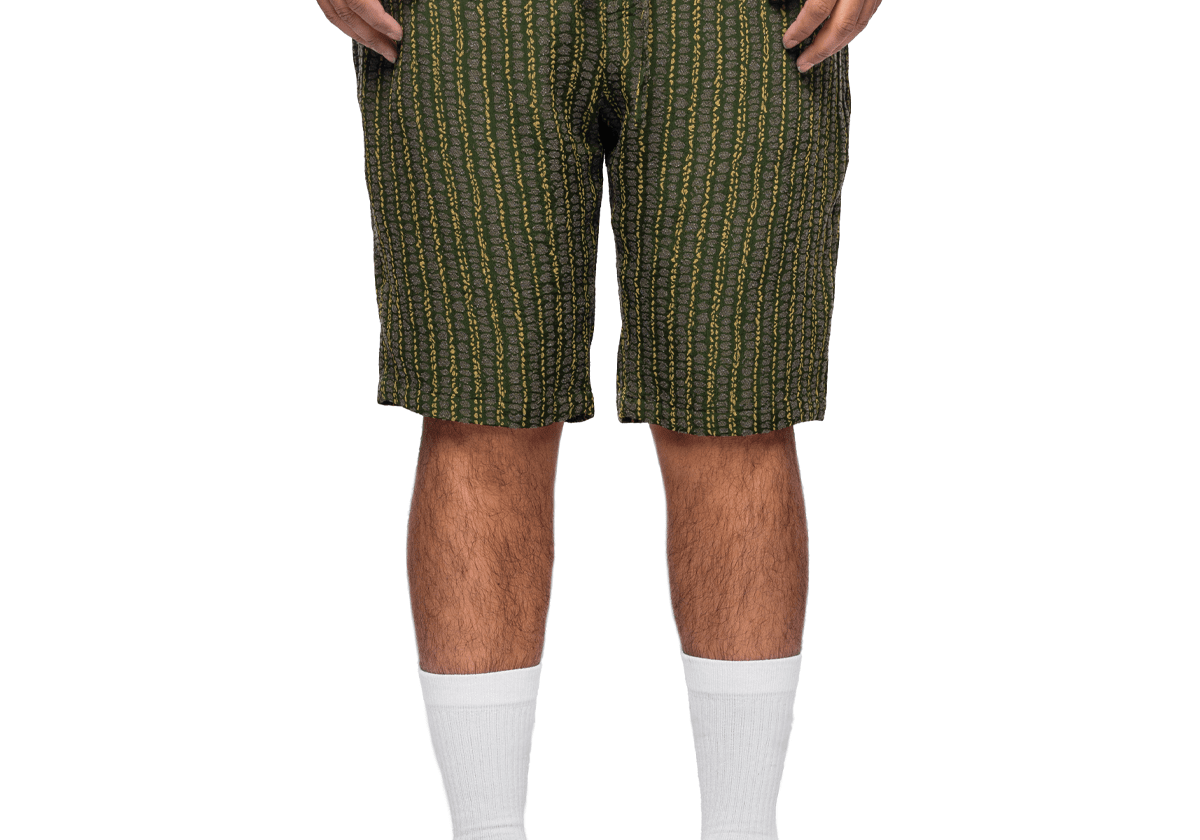 String Cowboy Shorts Green - LIKELIHOOD