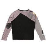 Stripe Raglan Black - LIKELIHOOD