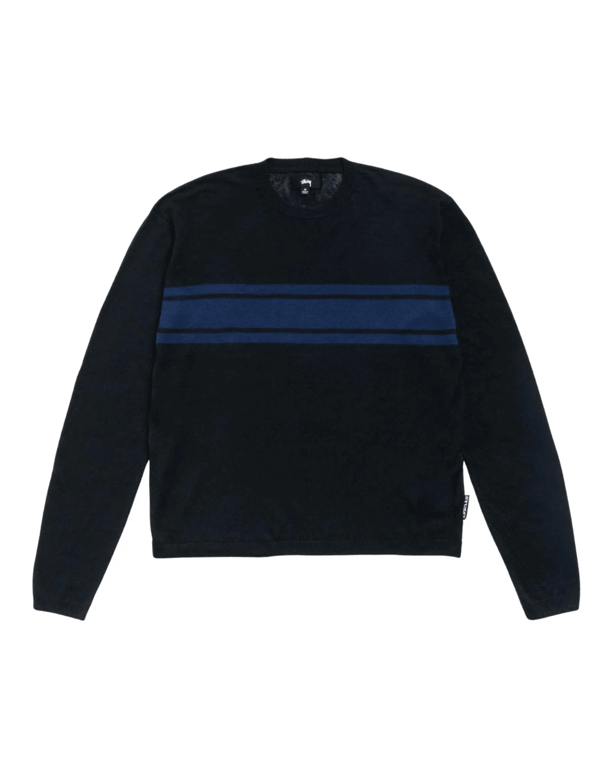 Striped LS Sweater Black - LIKELIHOOD