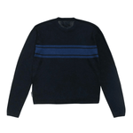 Striped LS Sweater Black - LIKELIHOOD