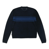 Striped LS Sweater Black - LIKELIHOOD
