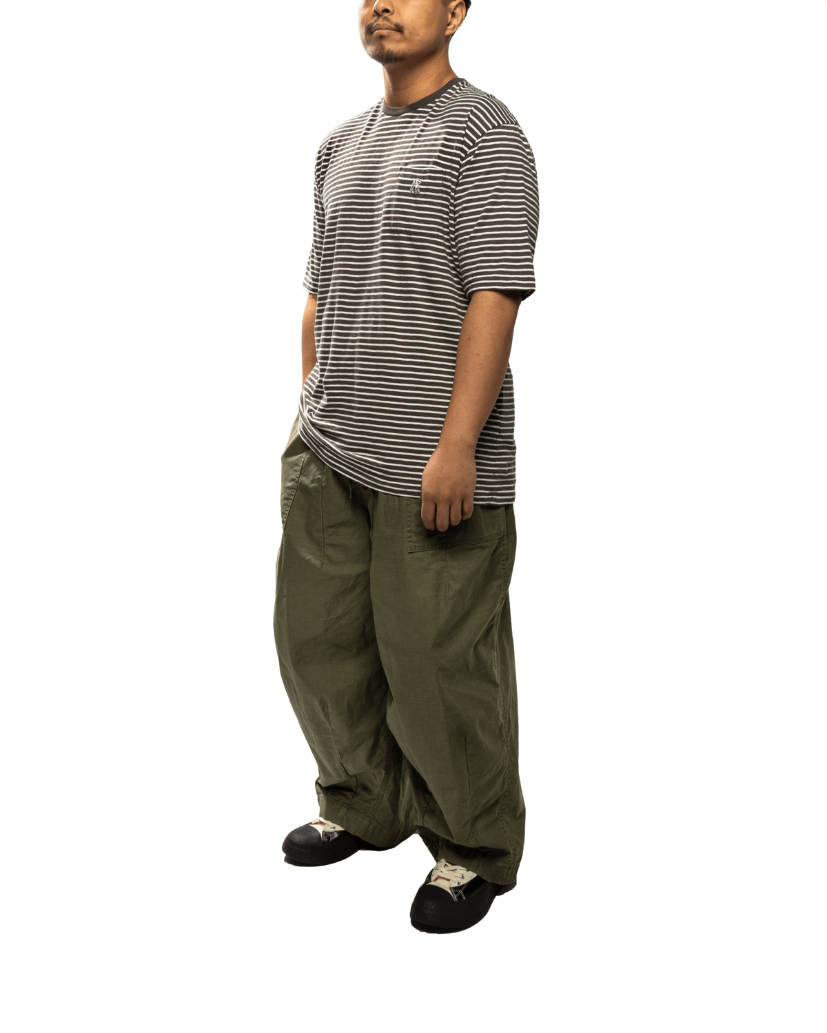 Striped T-shirt Grey Border - LIKELIHOOD