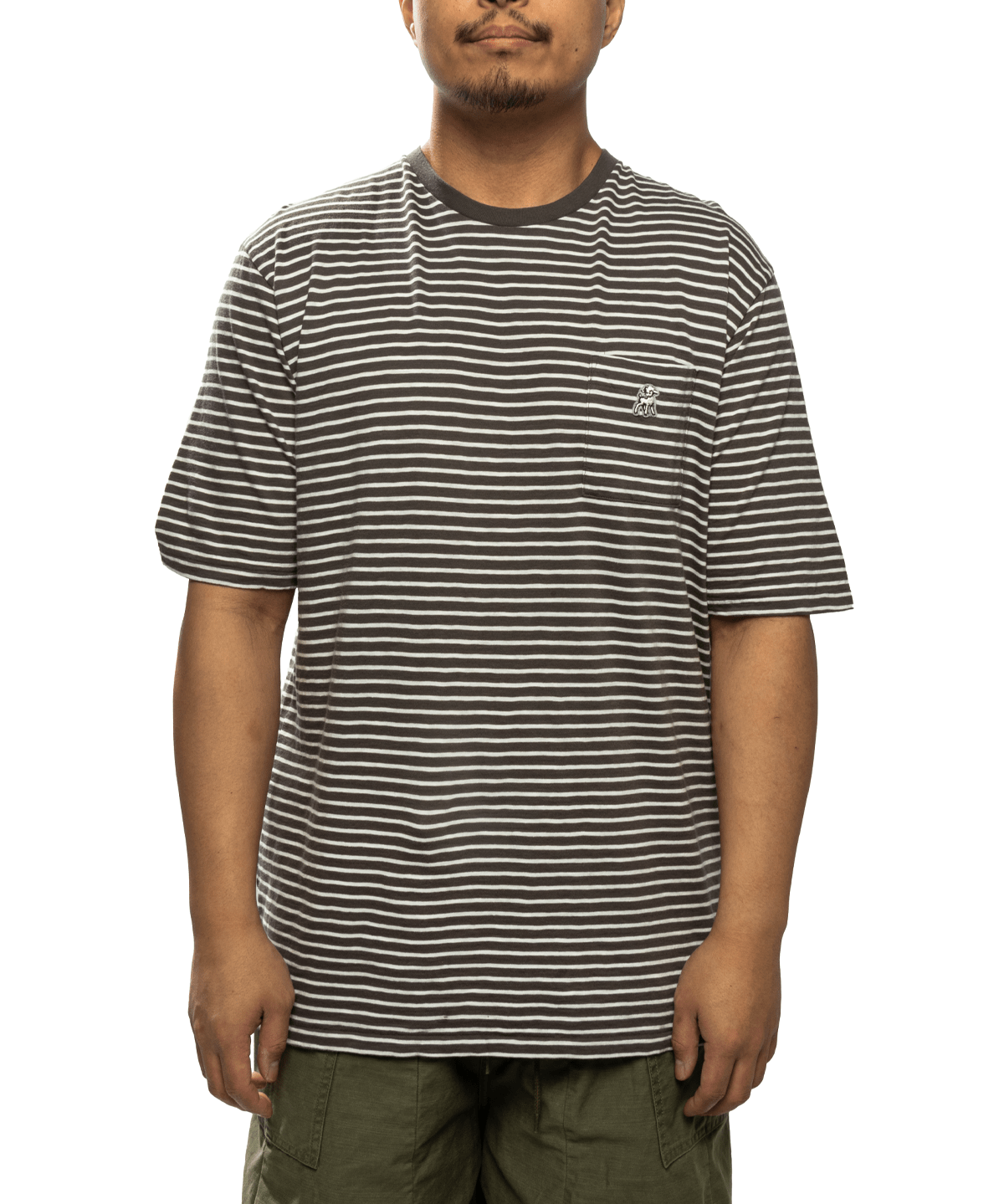 Striped T-shirt Grey Border - LIKELIHOOD