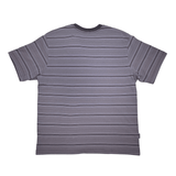 Striped Tee Brown - LIKELIHOOD