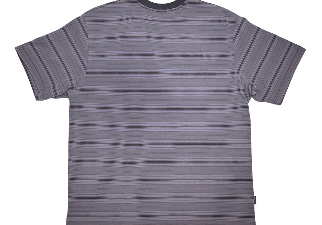 Striped Tee Brown - LIKELIHOOD