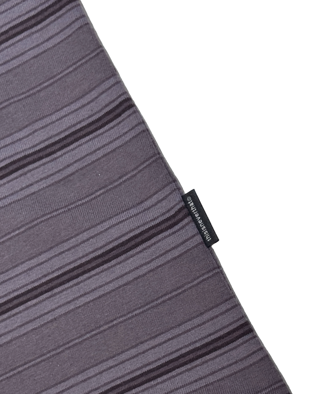 Striped Tee Brown - LIKELIHOOD