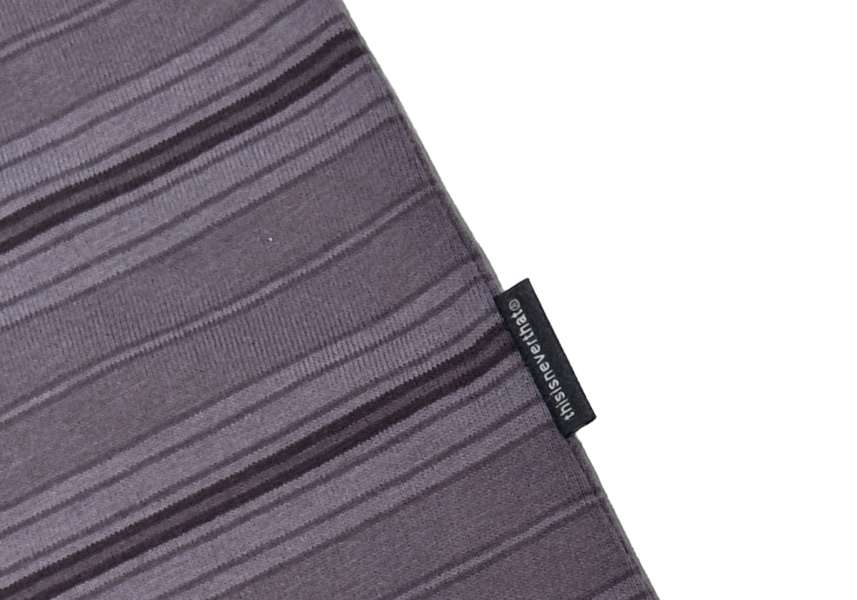 Striped Tee Brown - LIKELIHOOD