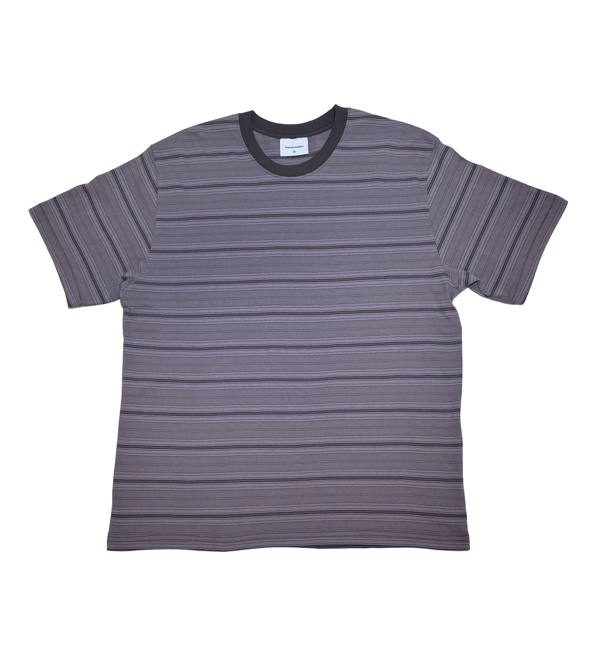 Striped Tee Brown - LIKELIHOOD