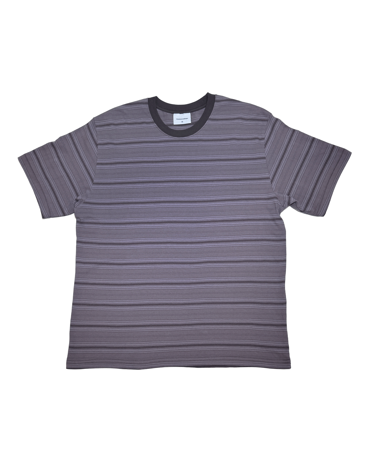 Striped Tee Brown - LIKELIHOOD