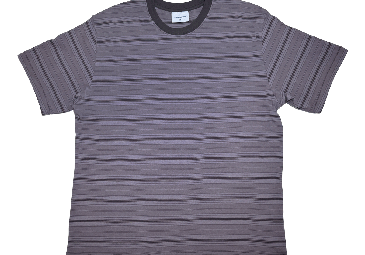 Striped Tee Brown - LIKELIHOOD
