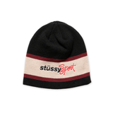 Stussy Sport Stripe Skullcap Black - LIKELIHOOD
