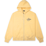 Surf Size Garment Dyed Zip Hoodie Gold - LIKELIHOOD