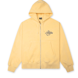 Surf Size Garment Dyed Zip Hoodie Gold - LIKELIHOOD