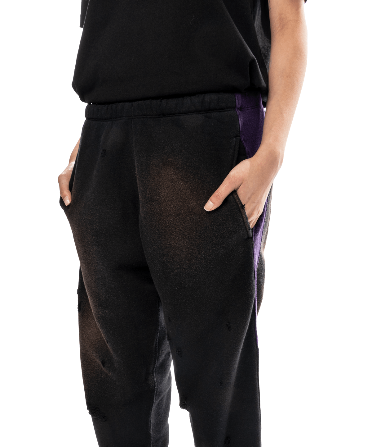 Sweat Pant 2 - Tone Cotton French Terry Black - LIKELIHOOD
