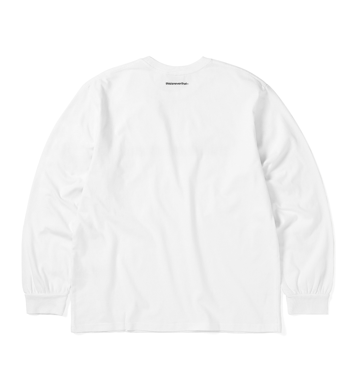T - Logo L/S Tee White - LIKELIHOOD