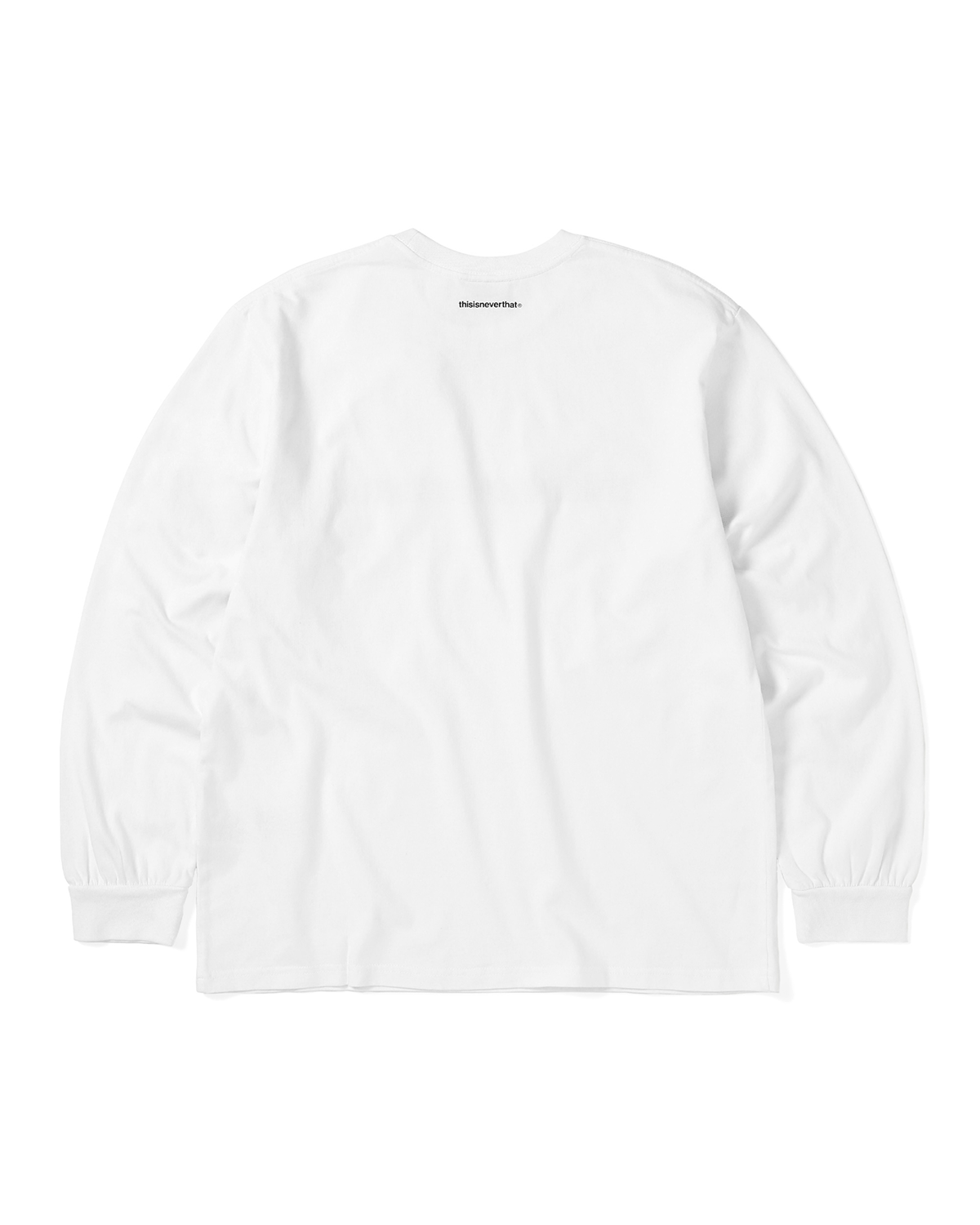 T - Logo L/S Tee White - LIKELIHOOD