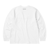 T - Logo L/S Tee White - LIKELIHOOD