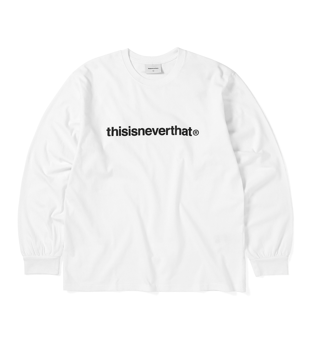 T - Logo L/S Tee White - LIKELIHOOD