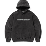 T - Logo LT Hoodie Washed Black - LIKELIHOOD