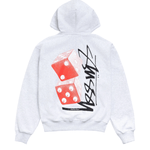 Tall Dice Zip Hoodie Ash Heather - LIKELIHOOD