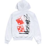 Tall Dice Zip Hoodie Ash Heather - LIKELIHOOD