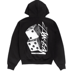 Tall Dice Zip Hoodie Black - LIKELIHOOD