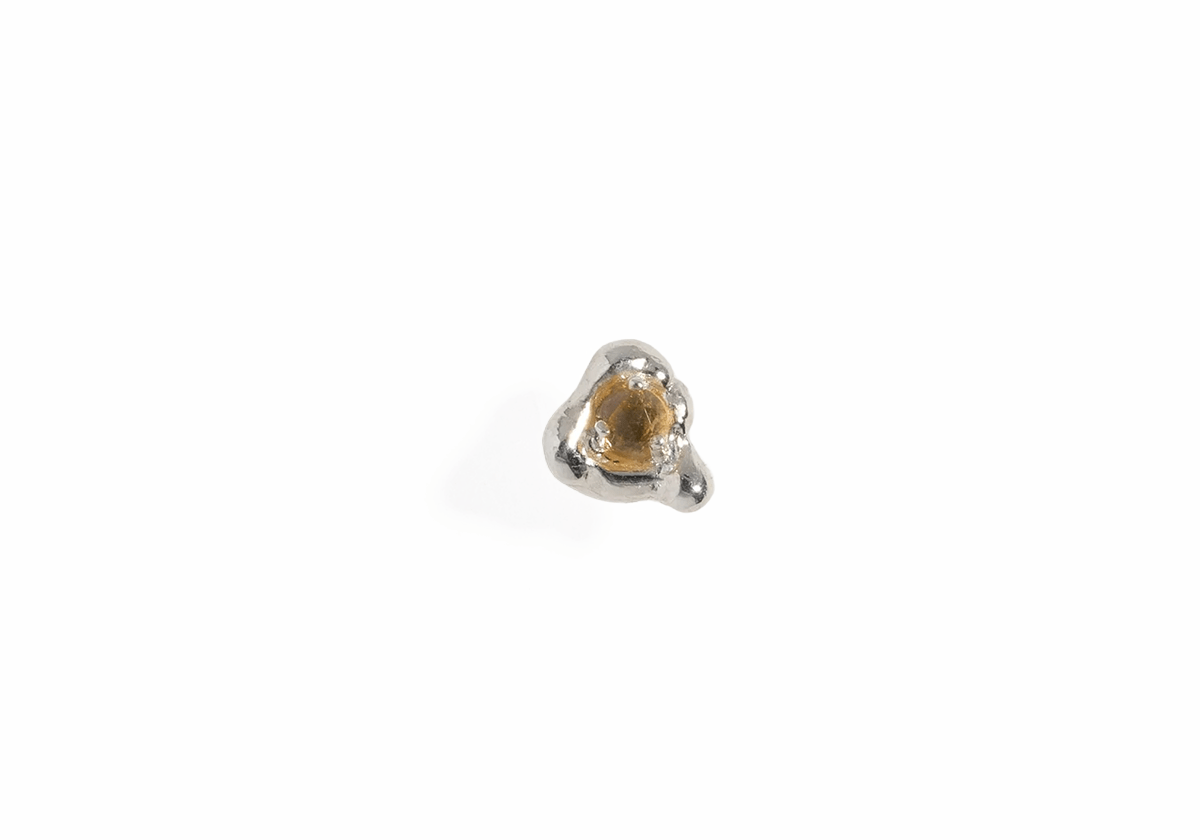 TASH Stud Silver / Citrine - LIKELIHOOD