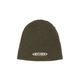 Textured Knit Skullcap Olive - LIKELIHOOD