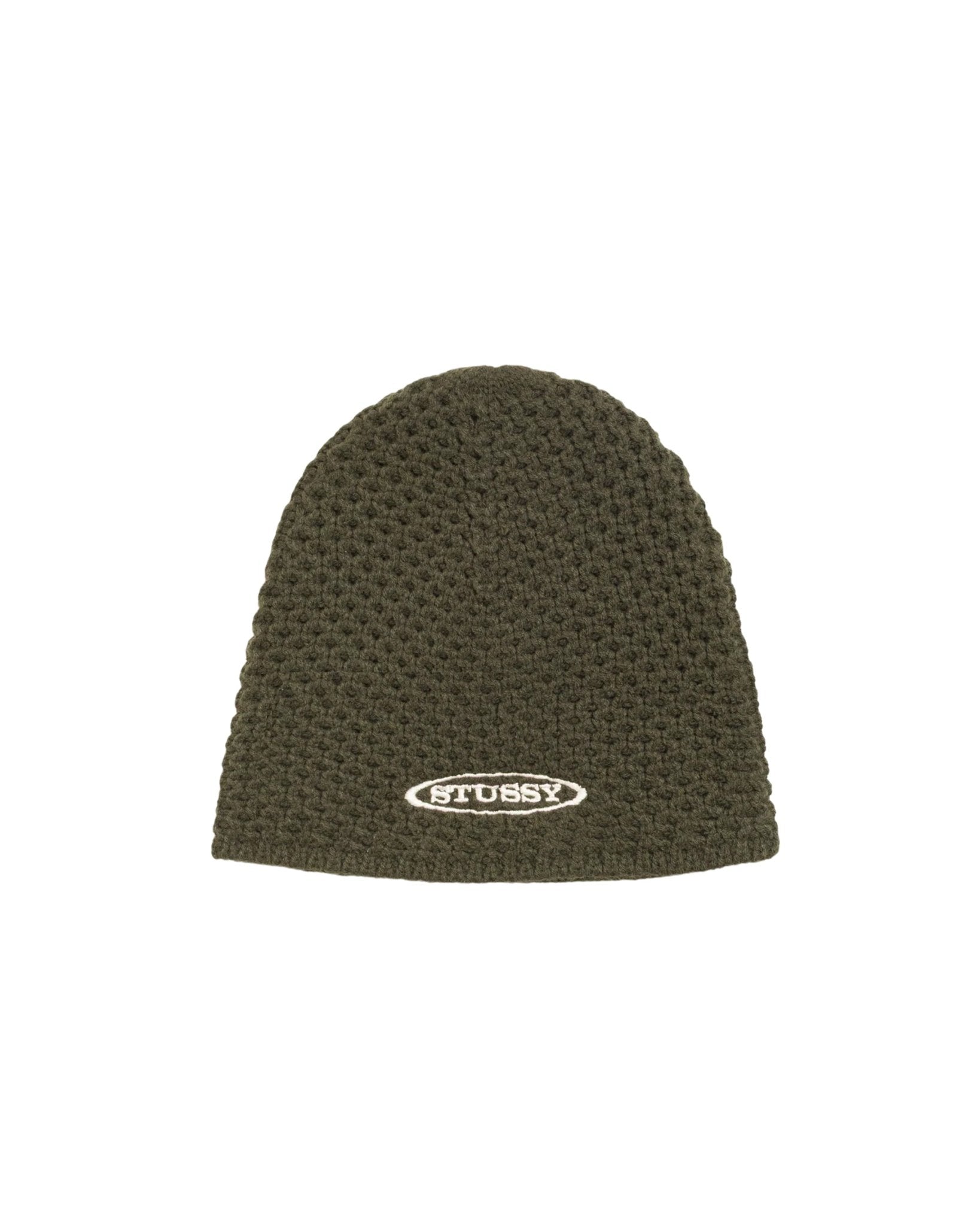 Textured Knit Skullcap Olive - LIKELIHOOD