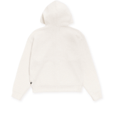Textured Zip Hooded Sweater Bone - LIKELIHOOD