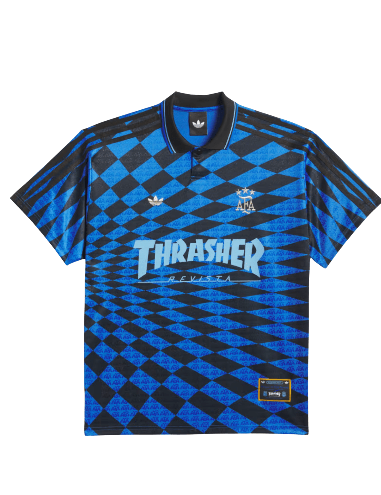 Thrasher X Argentina Jersey Black/Blue - LIKELIHOOD