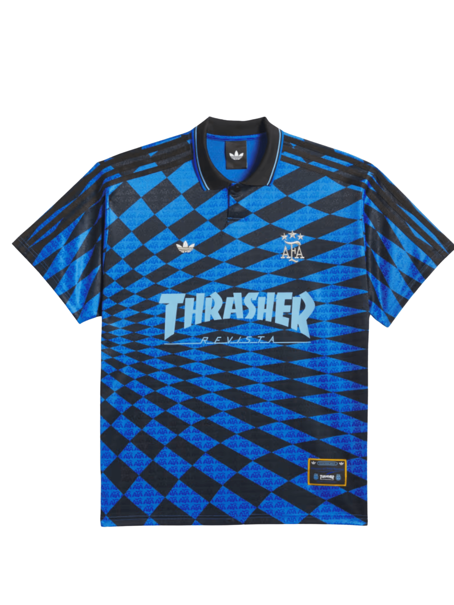 Thrasher X Argentina Jersey Black/Blue - LIKELIHOOD