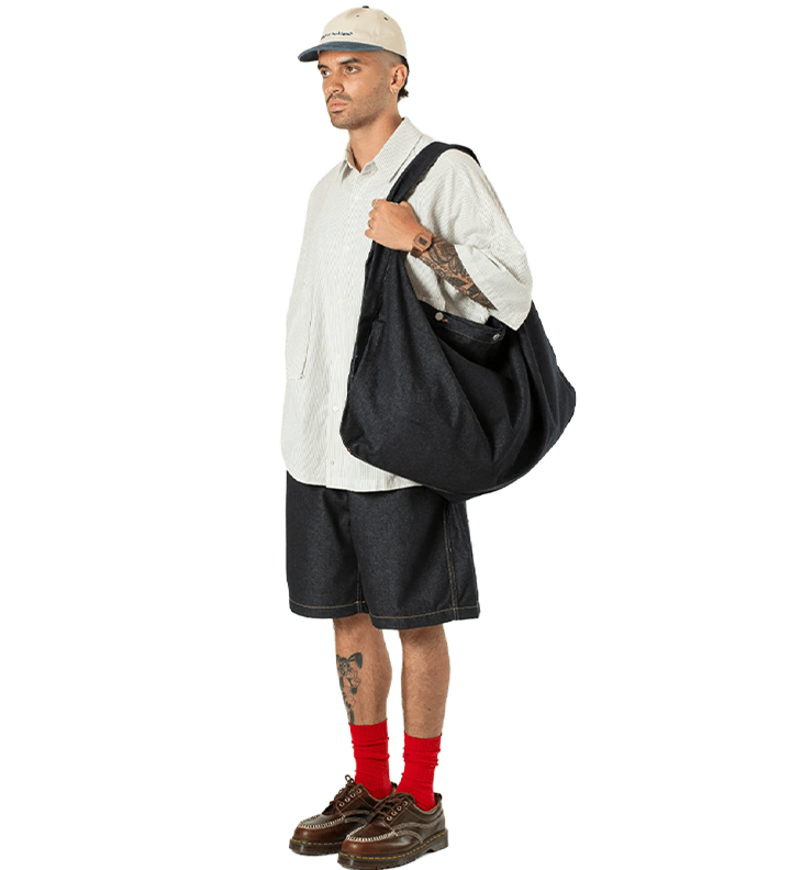 Three - Way Raw Denim Bag - LIKELIHOOD