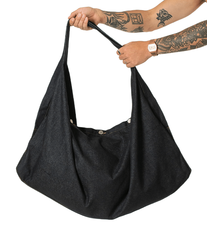Three - Way Raw Denim Bag - LIKELIHOOD