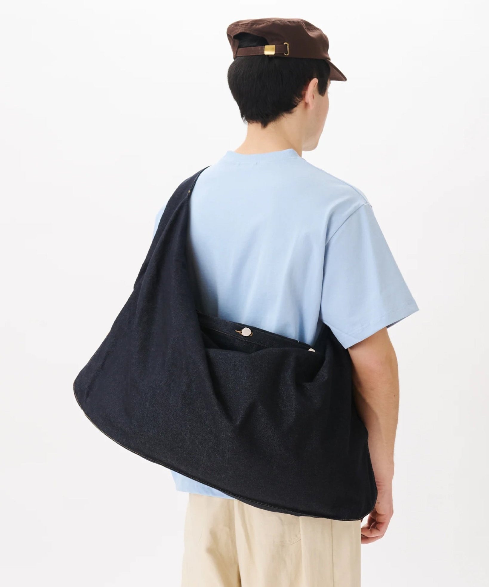 Three-Way Raw Denim Bag Indigo - LIKELIHOOD