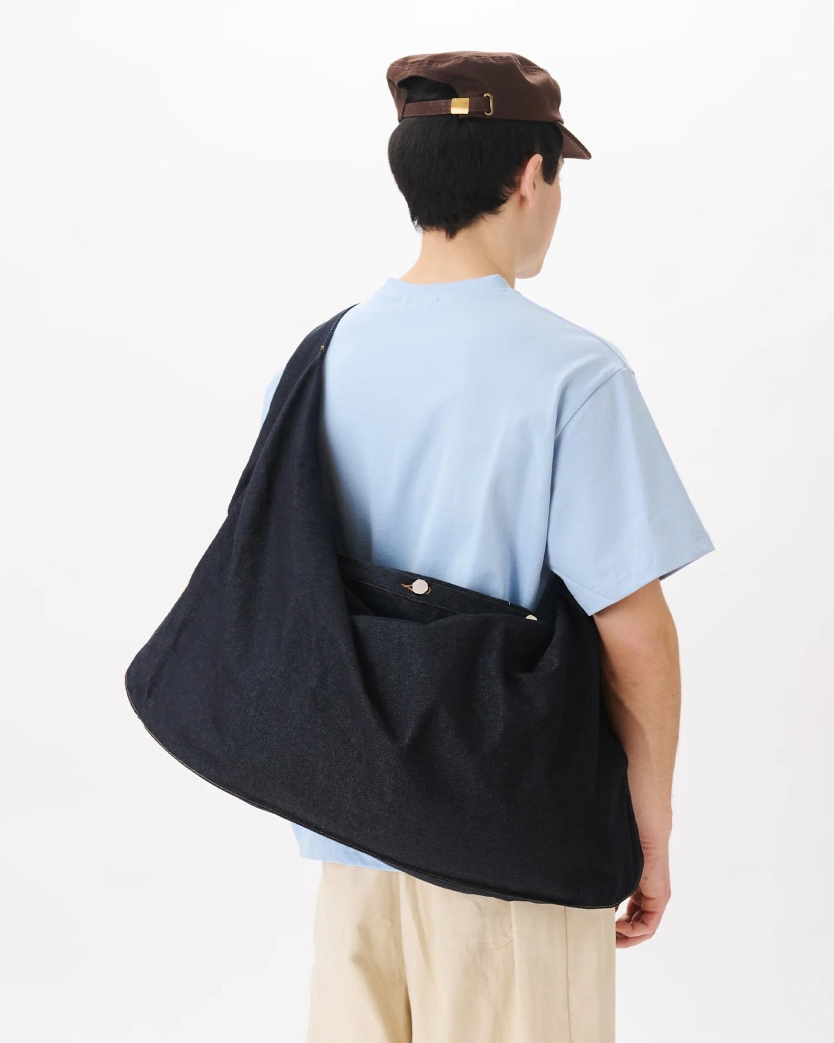 Three-Way Raw Denim Bag Indigo - LIKELIHOOD