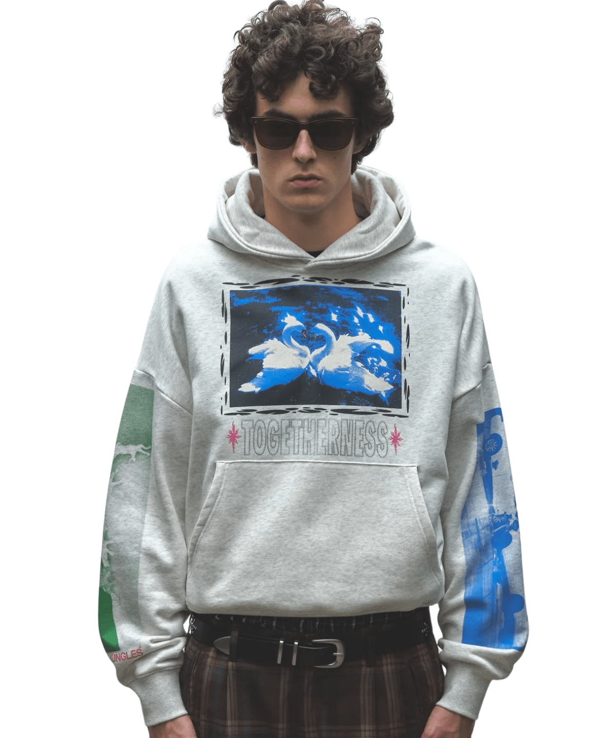 Togetherness Hoodie Grey Marble - LIKELIHOOD