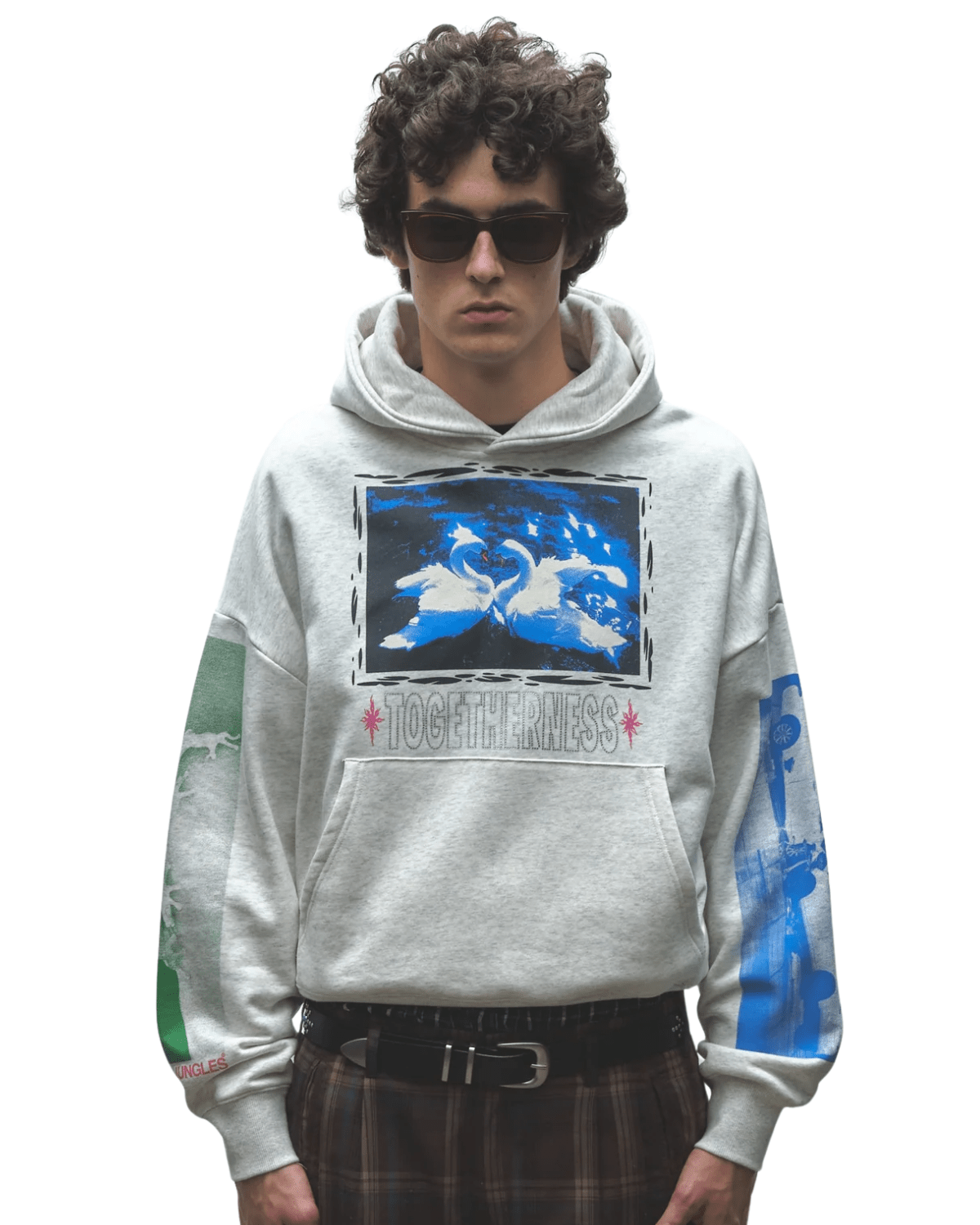 Togetherness Hoodie Grey Marble - LIKELIHOOD