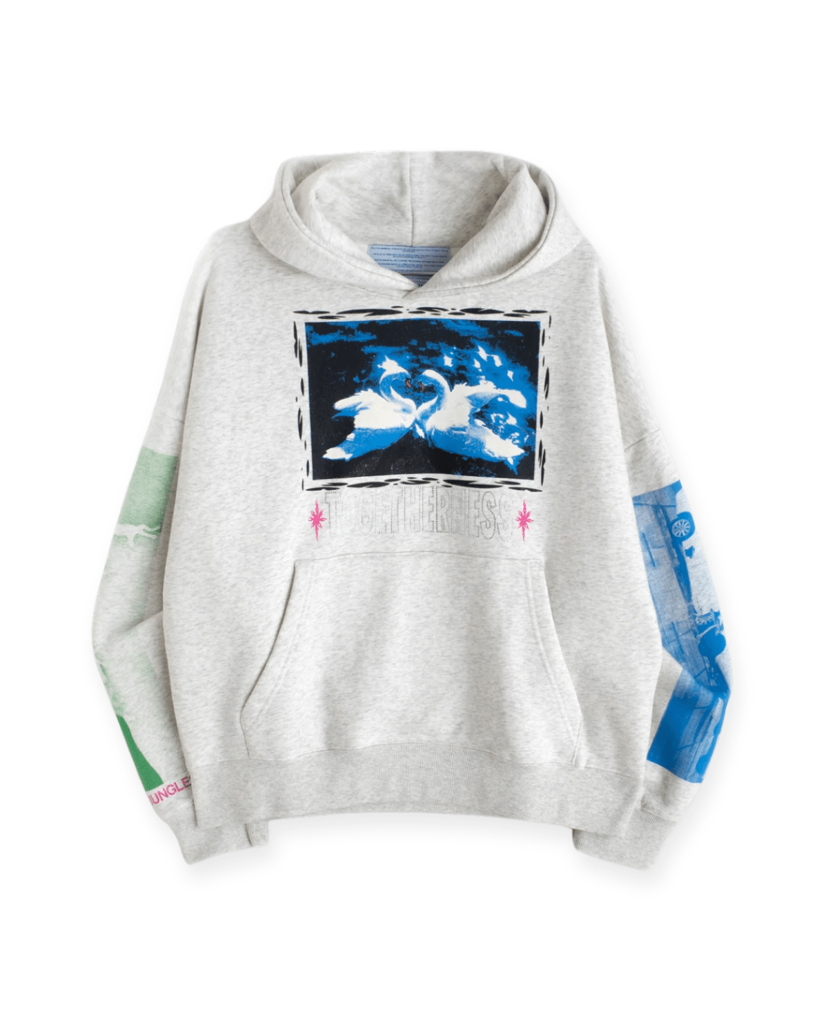 Togetherness Hoodie Grey Marble - LIKELIHOOD