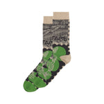 Tower Sock Postage Green Dots - LIKELIHOOD