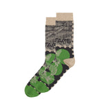 Tower Sock Postage Green Dots - LIKELIHOOD