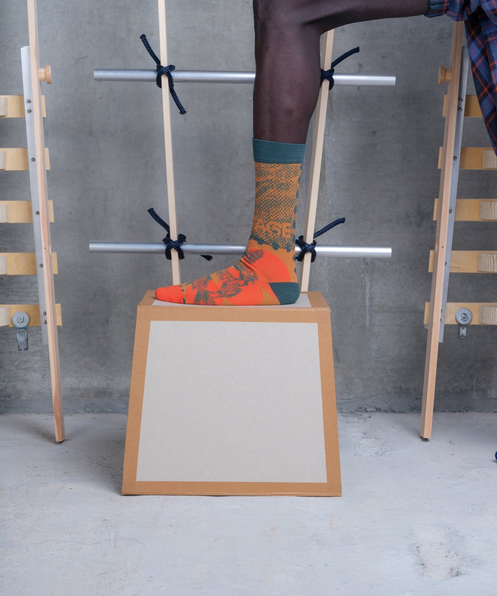 Tower Sock Postage Mandarin Dots - LIKELIHOOD