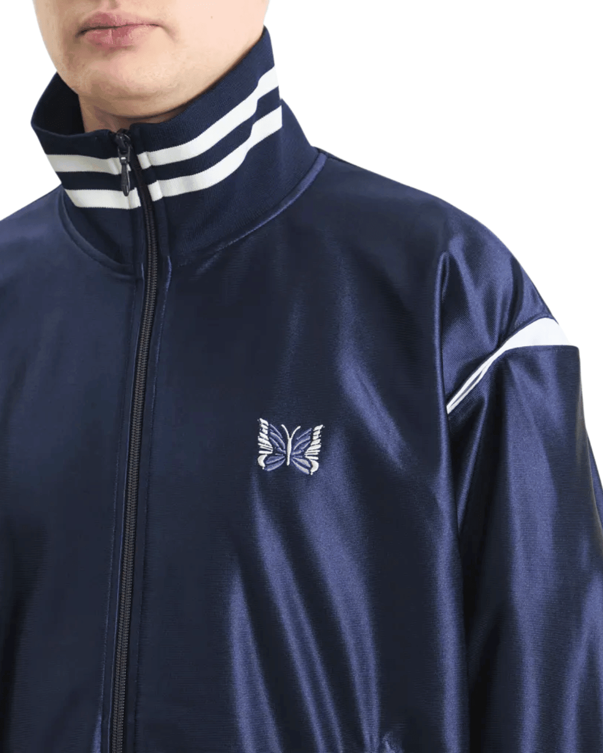 Track Jacket - Tricot Sateen Navy - LIKELIHOOD