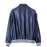 Track Jacket - Tricot Sateen Navy - LIKELIHOOD