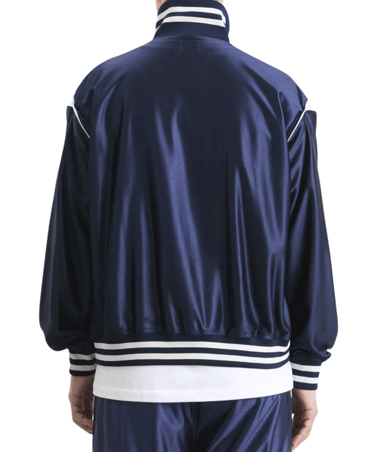 Track Jacket - Tricot Sateen Navy - LIKELIHOOD